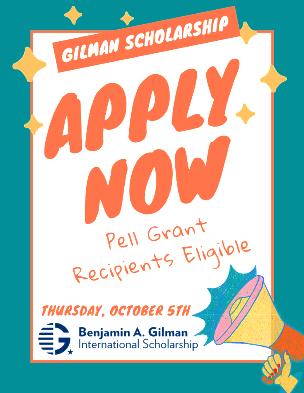 Gilman Scholarship Oct deadlin